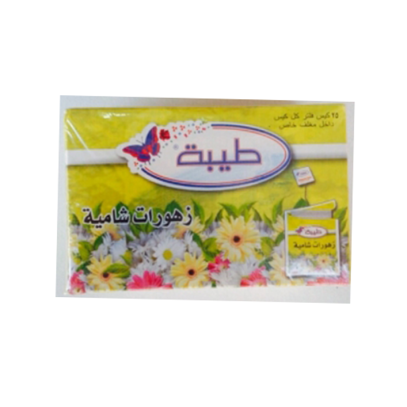 زهورات شامية طيبة(طرد 6 حبة )(سعر الحبة3.33 )