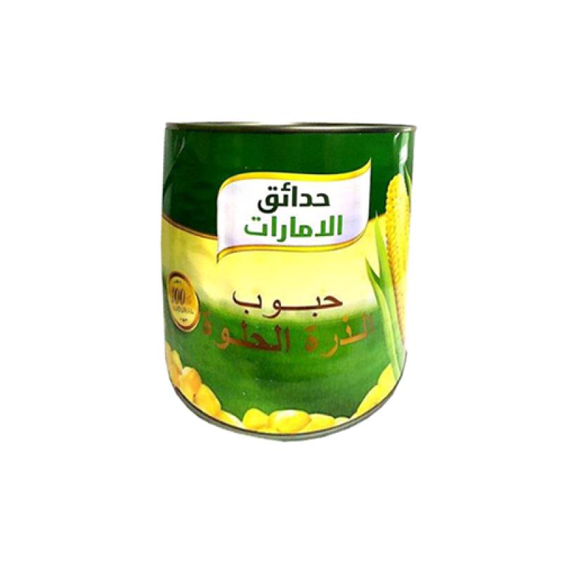 ذرة حدائق الامارات عائلي 2100غم*6 (كرتونة 6 حبة )(سعر الحبة3.083)