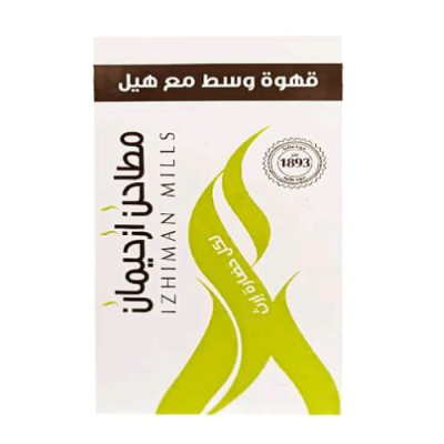 قهوة ازحيمان وسط مع هيل 100غم*10(كرتونة 10 حبة )(سعر الحبة 0.79999)