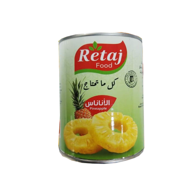 شرائح اناناس ريتاج 565غم*24(كرتونة 24 حبة )