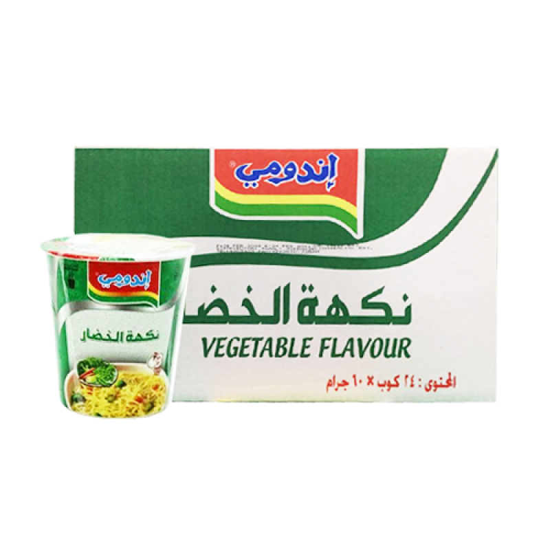 اندومي كاسات خضار 60غم*24(كرتونة 24 حبة )