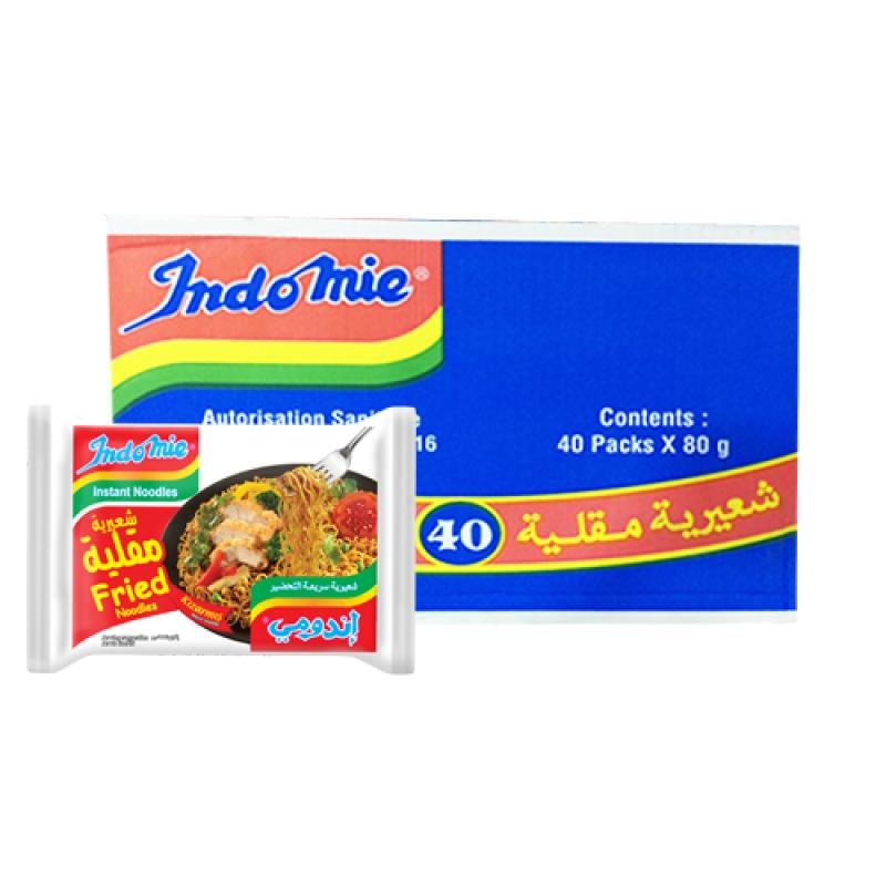 اندومي اكياس نكهة مقلية 75غم*8(كرتونة 8 حبة )