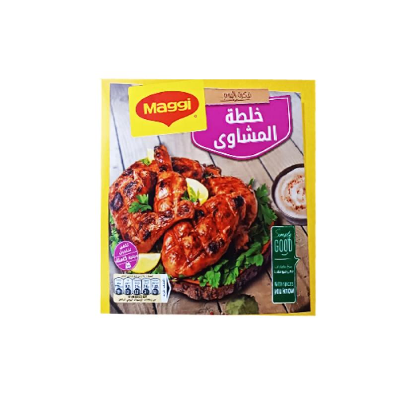 ماجي خلطة المشاوي 30غم*12(كرتونة 6 حبة )(سعر الحبة10.4249)