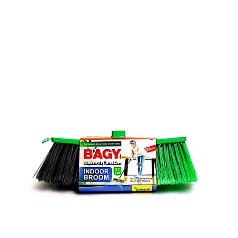 مكنسة بلاستيك (Bagy Indoor Broom)كرتونه (24حبة )سعر القطعة