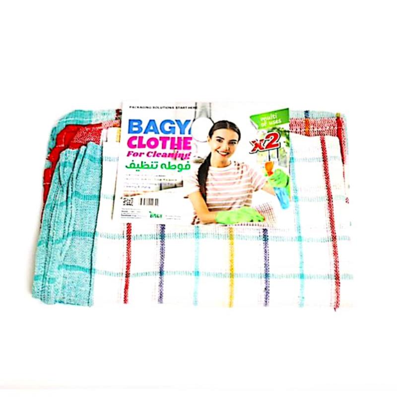 فوطة تنظيف (BAGY CLOTH WIPER*2)كرتونه (24حبة )سعر القطعة